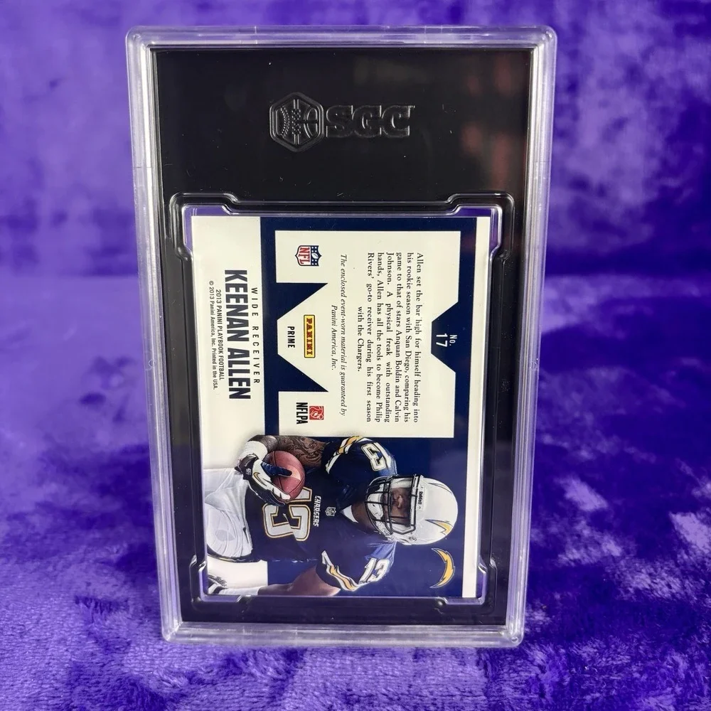 Keenan Allen 2013 Panini Playbook Mammoth Quad Color Rookie Patch #/25 💎SGC 9